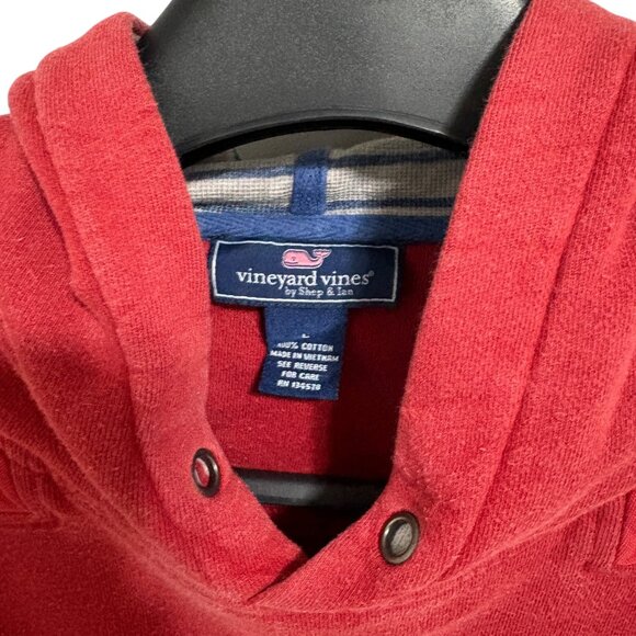 Vintage Distressed Red Vineyard Vines Sweatshirt/Hoodie Men’s Size Large - Picture 3 of 6